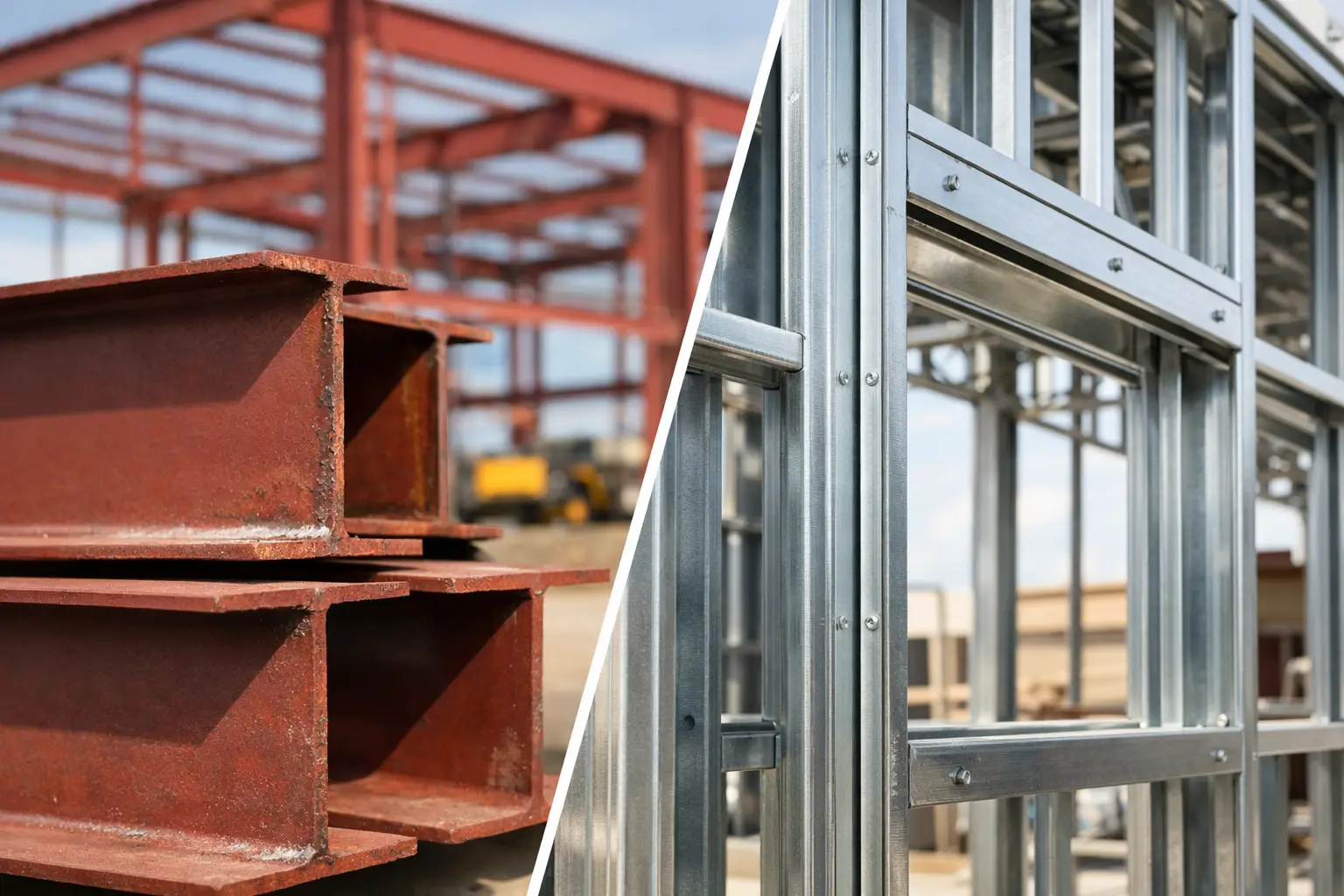 Red Iron vs Cold Formed Steel