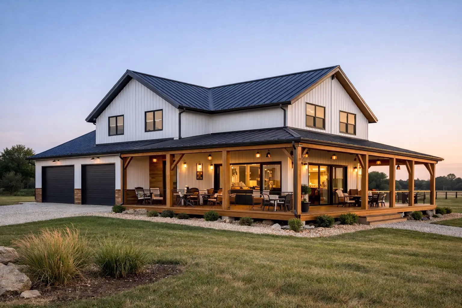 Barndominium Floor Plans With Wrap Around Porch
