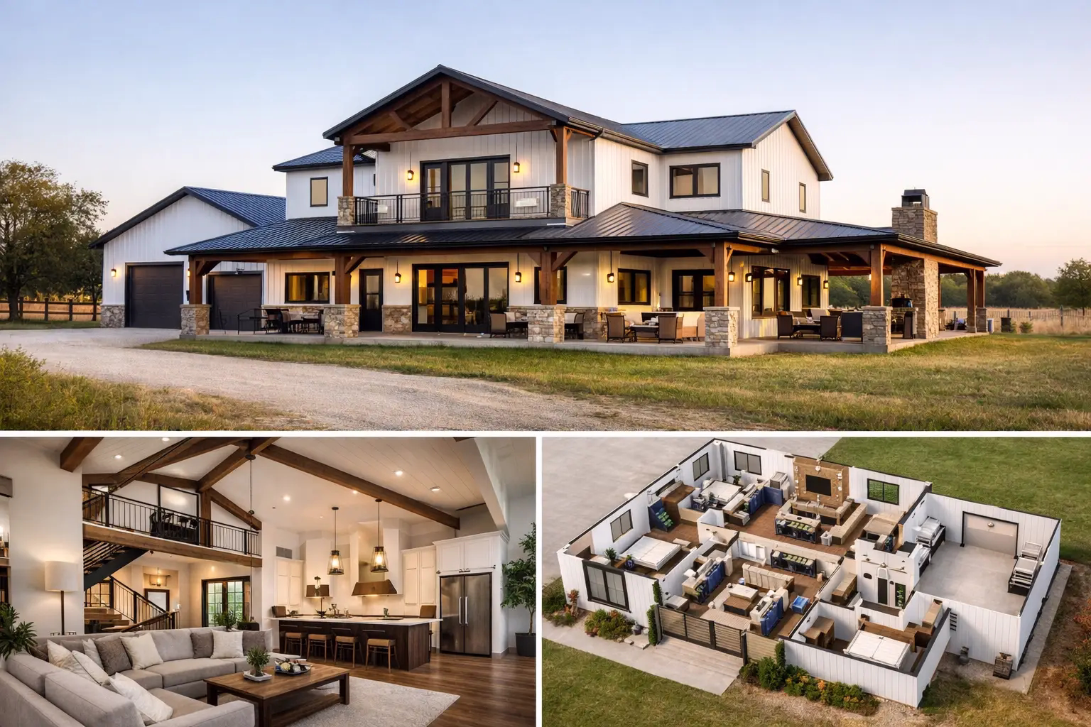 Best 4 Bedroom Barndominium Floor Plans